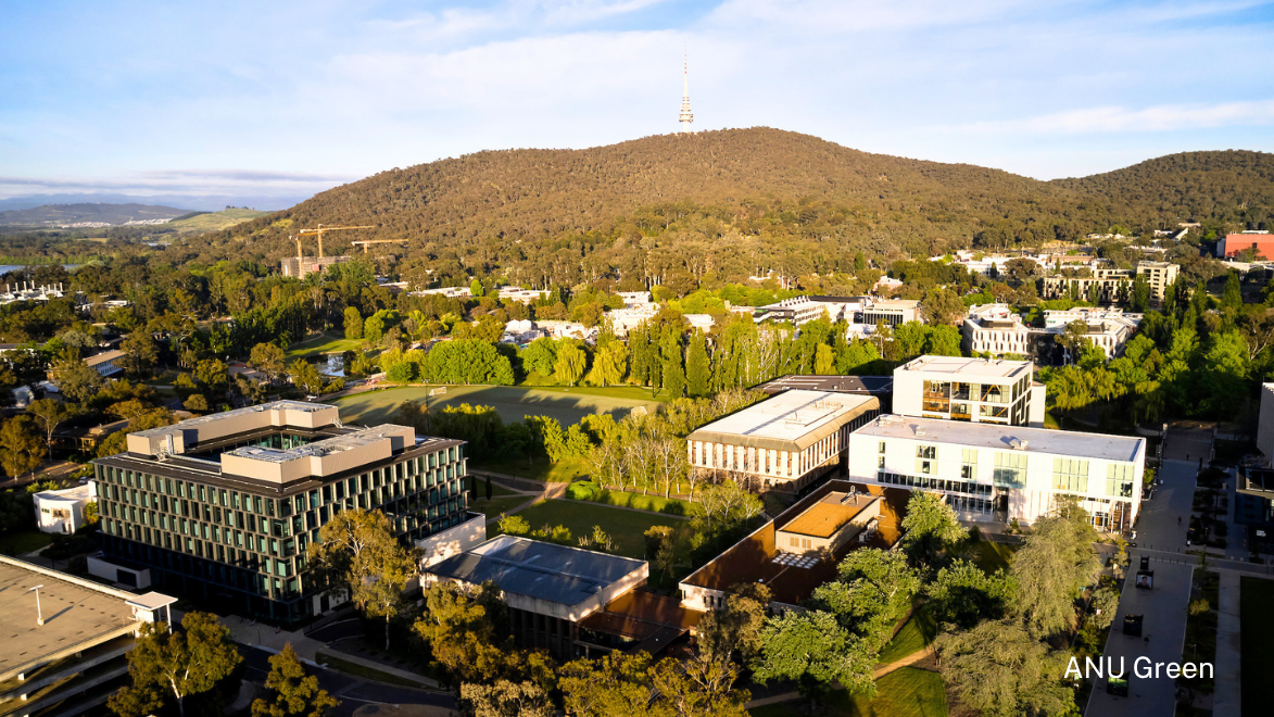 Ariel shot of ANU Acton Campus