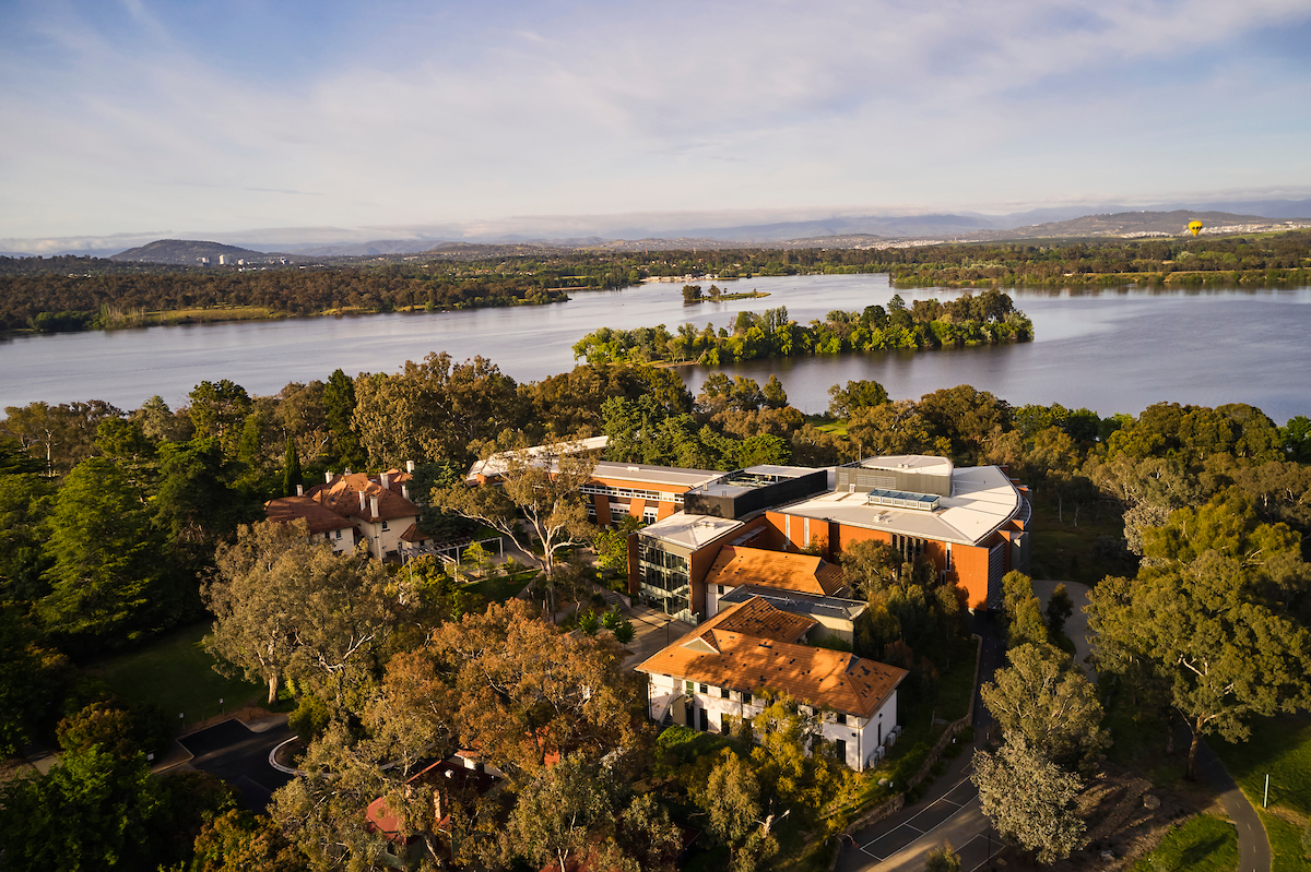 Aerial image of Crawford School