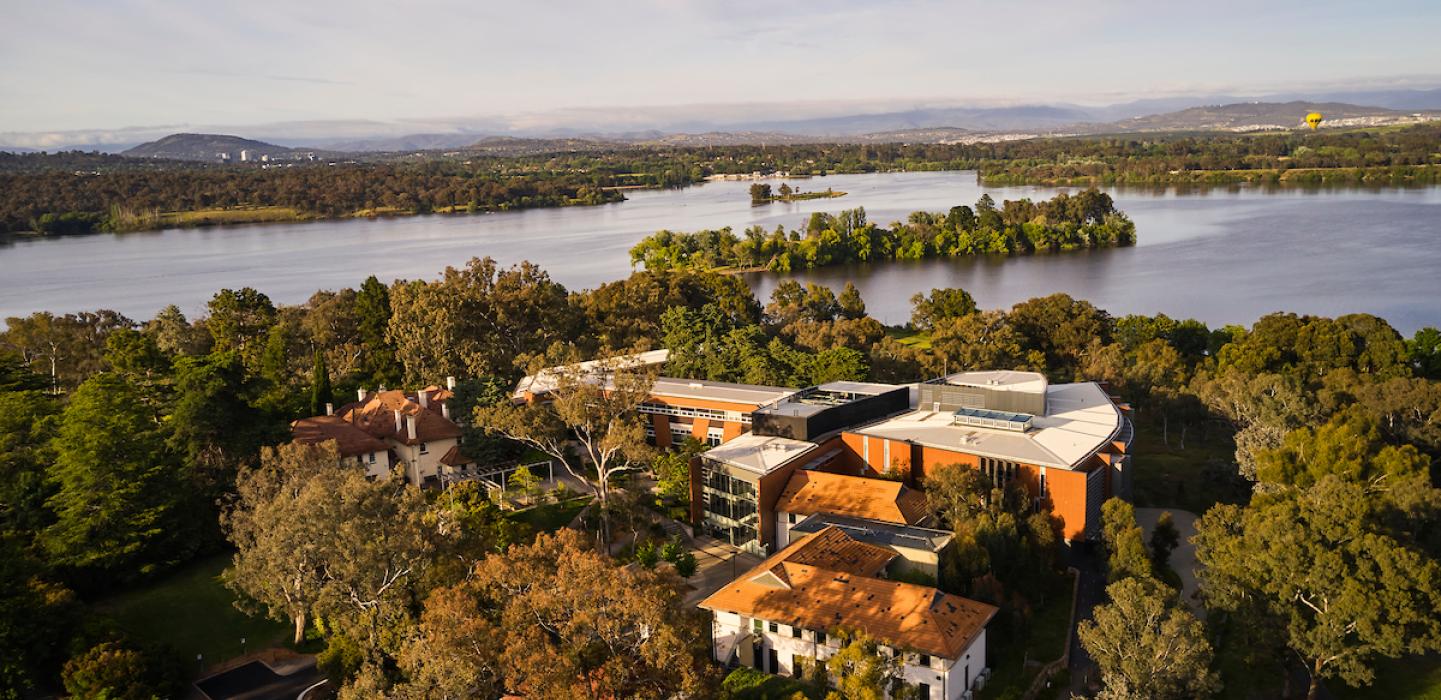 Aerial image of Crawford School