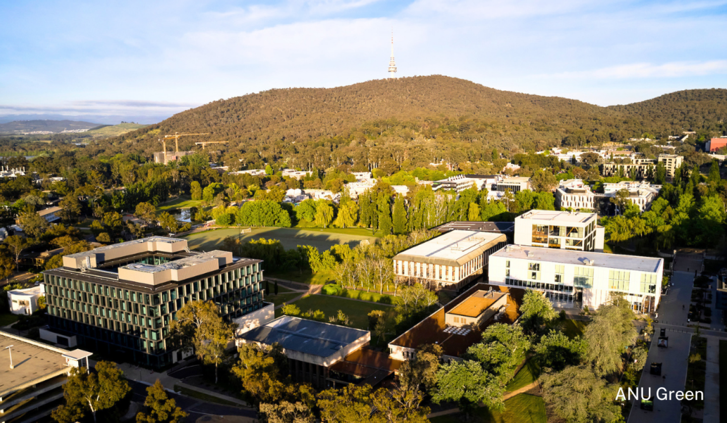 Ariel shot of ANU Acton Campus