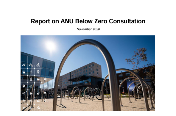 Screenshot of front page of report