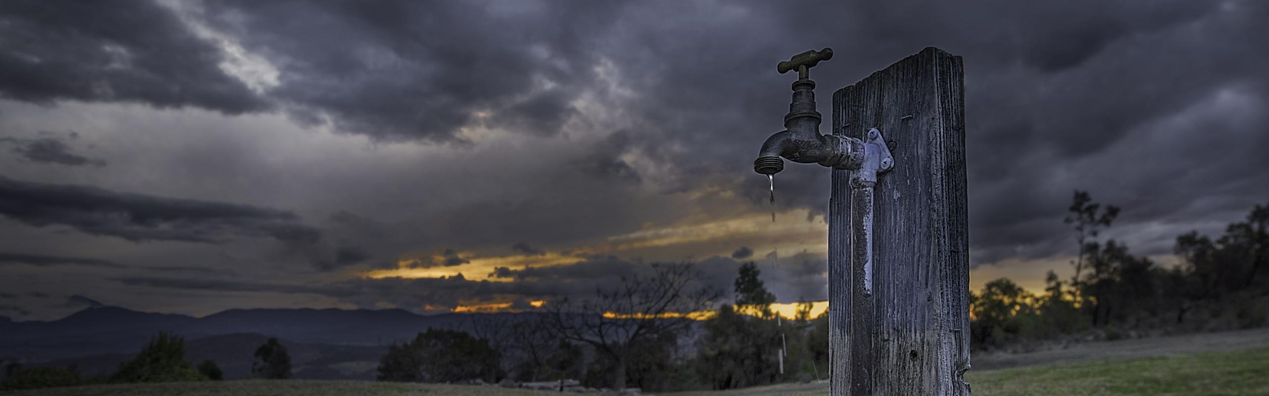 Image of leaking water tap