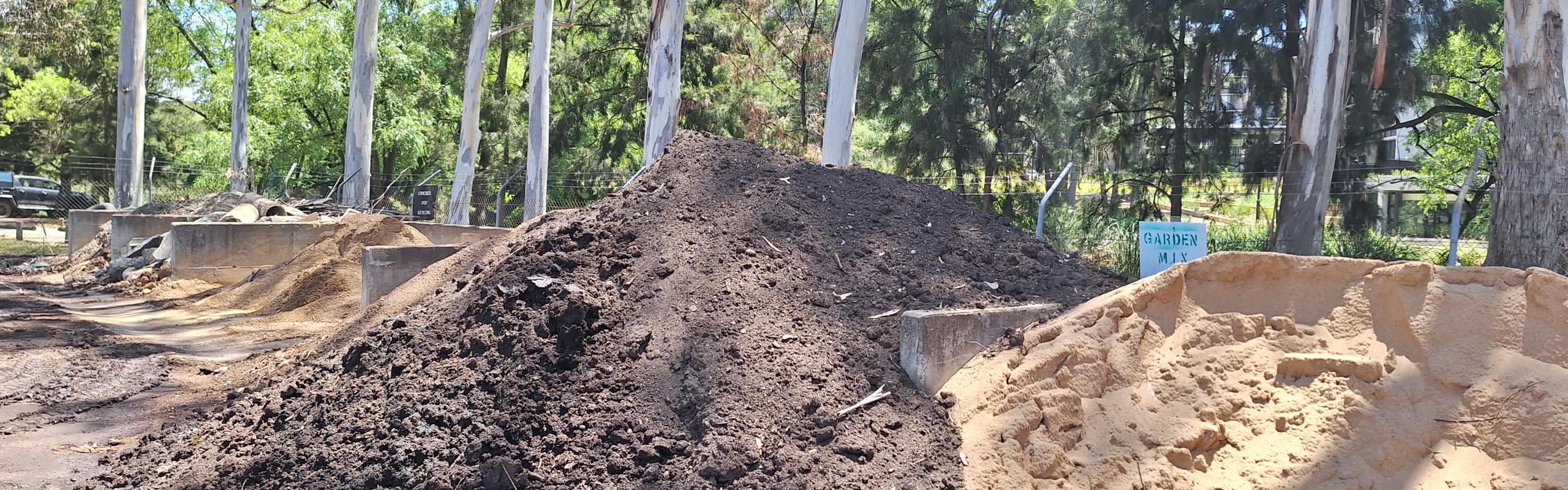 Image of compost from ANU Soil Yard