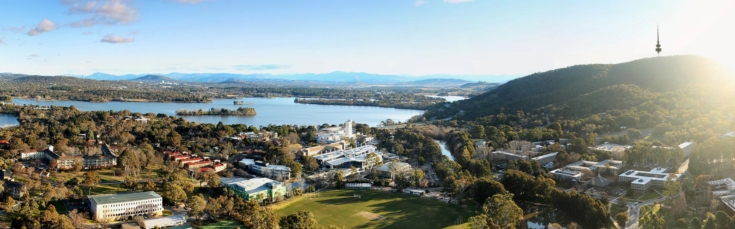 View of ANU campus