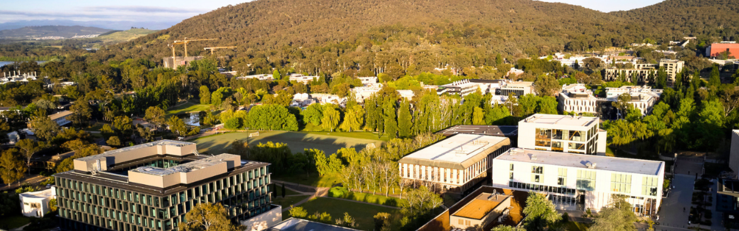 Ariel shot of ANU Acton Campus