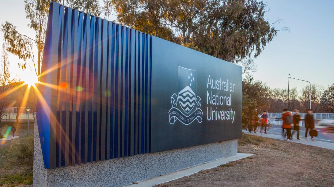 Image of ANU Campus sign